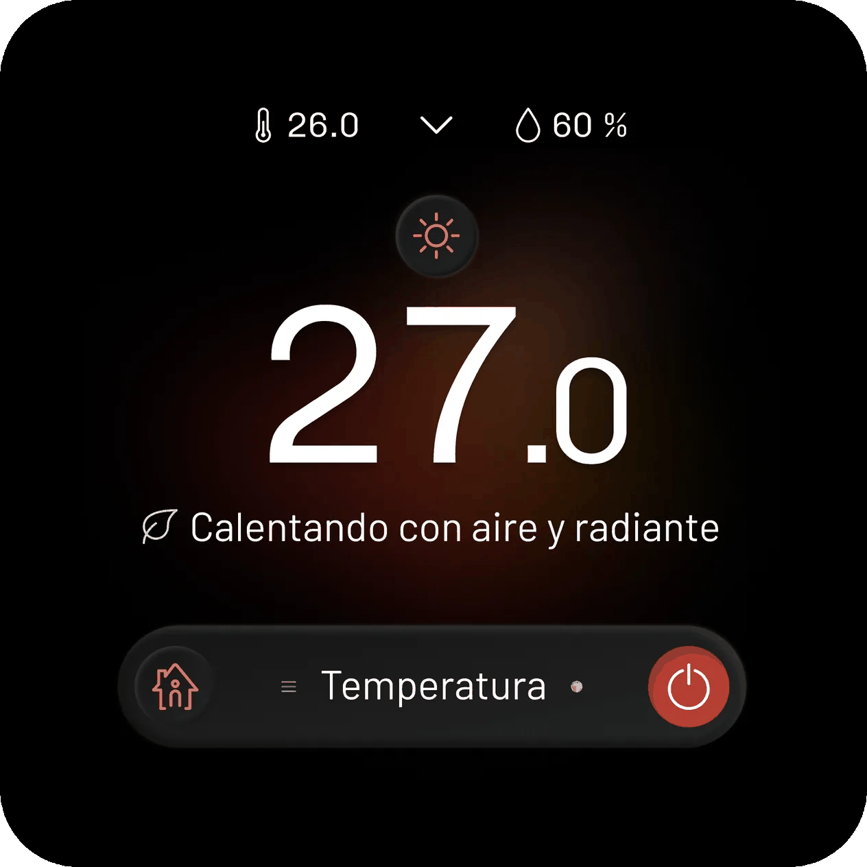 La misma pantalla en once idiomas